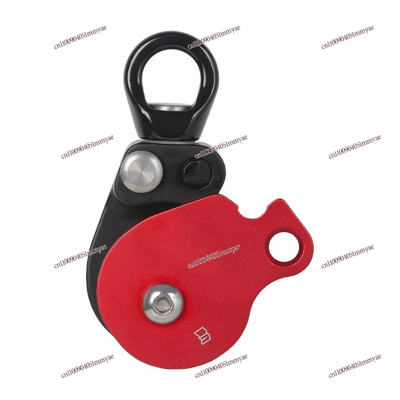 

Universal Pulley Rotating Ring Rope Anti-Knot Universal Joint Side Board Pulley Mountaineering Rock Climbing Equipment