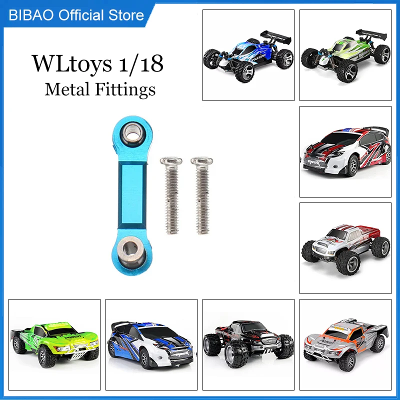 

WLtoys 1/18 184011 A959 A969 A979 K929 Remote Control Car Parts Metal Upgrade Steering Gear Pull Rod