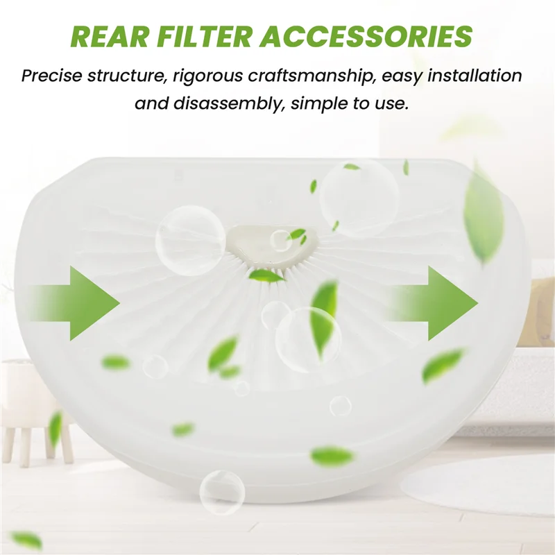 A39M 4 Pack Hepa Post Filter Replacement For Black Decker Dustbuster Hand Vacuum Cleaner VLPF10 HLVA320J00 Filters