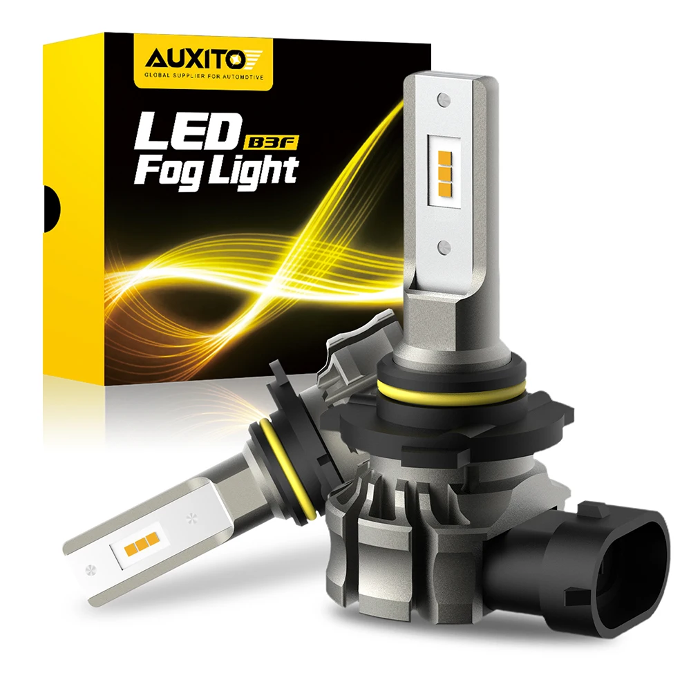 2Pcs 2000LM 3000K Yellow H10 9145 5202 Fog Lamp CSP LED Bulb H16(EU) Fanless 6500K White For Opel Insignia Astra h k g 12V 24W