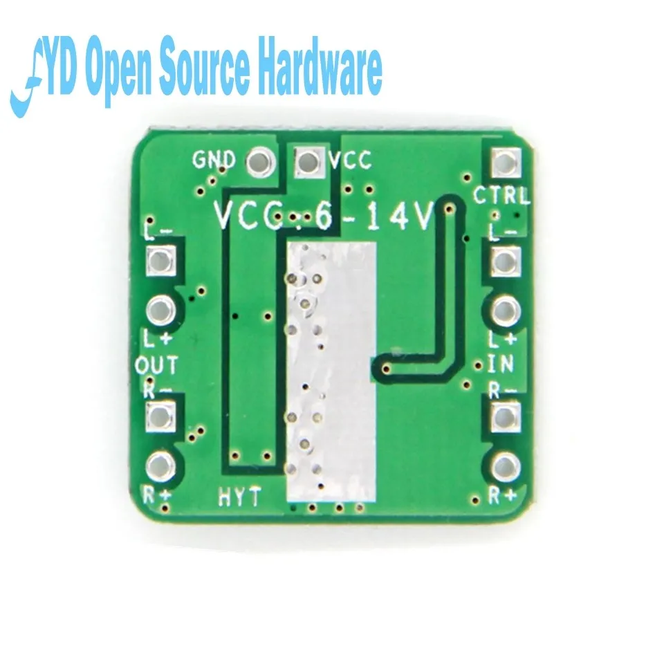 1pcs Differential Amplifier Board 2x18W Digital Class D/Class AB Audio Power Amplifier NS4110B Voltage 6-14V