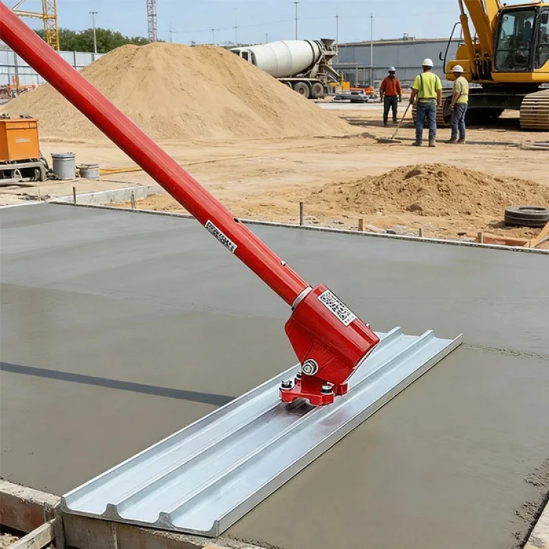 

Manufacturer Supplier Leveling Paving Hand Tool Aluminum-Magnesium Ruler Scraper Concrete Bull Float