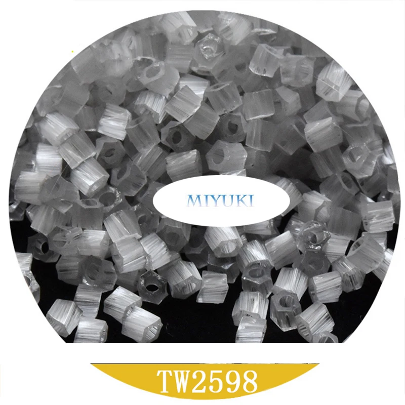 Japan Imported Miyuki Twist BugleTube Tw2mm Diy Embroidery Accessories  Ornament Beads for Jewelry Making
