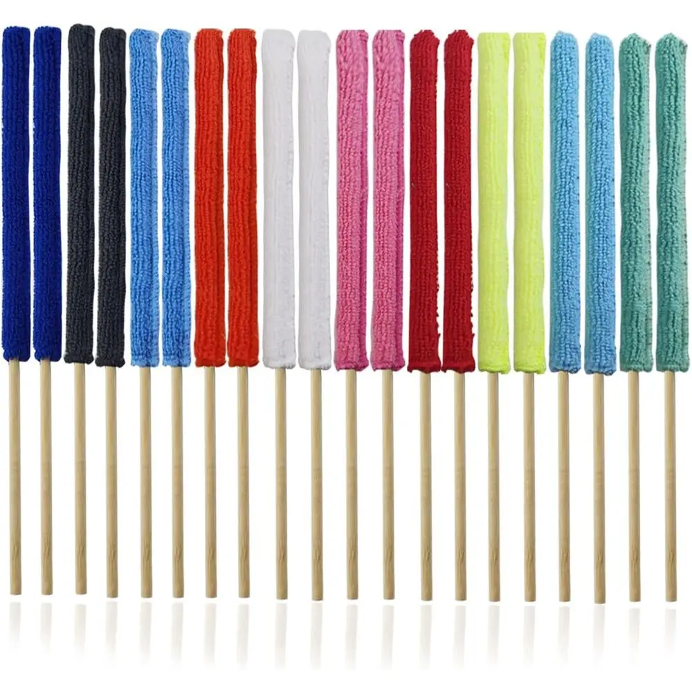 

30 Pack Microfiber Detail Duster Sticks for Cleaning Tight Spaces in Home and Car