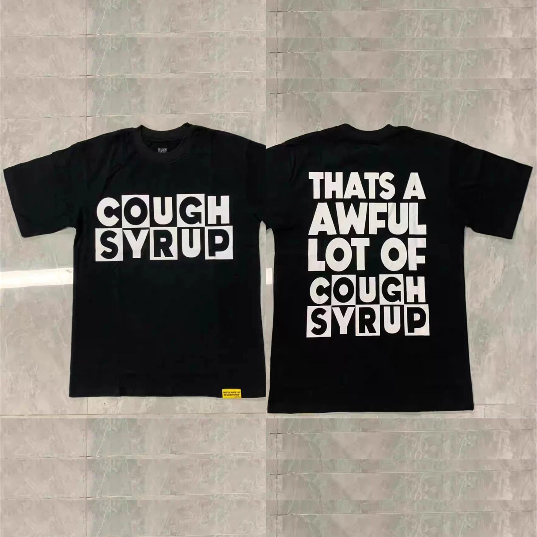 

Streetwear That's A Awful Lot of Cough Syrup T-shirt Men Women Tops Tee T Shirt