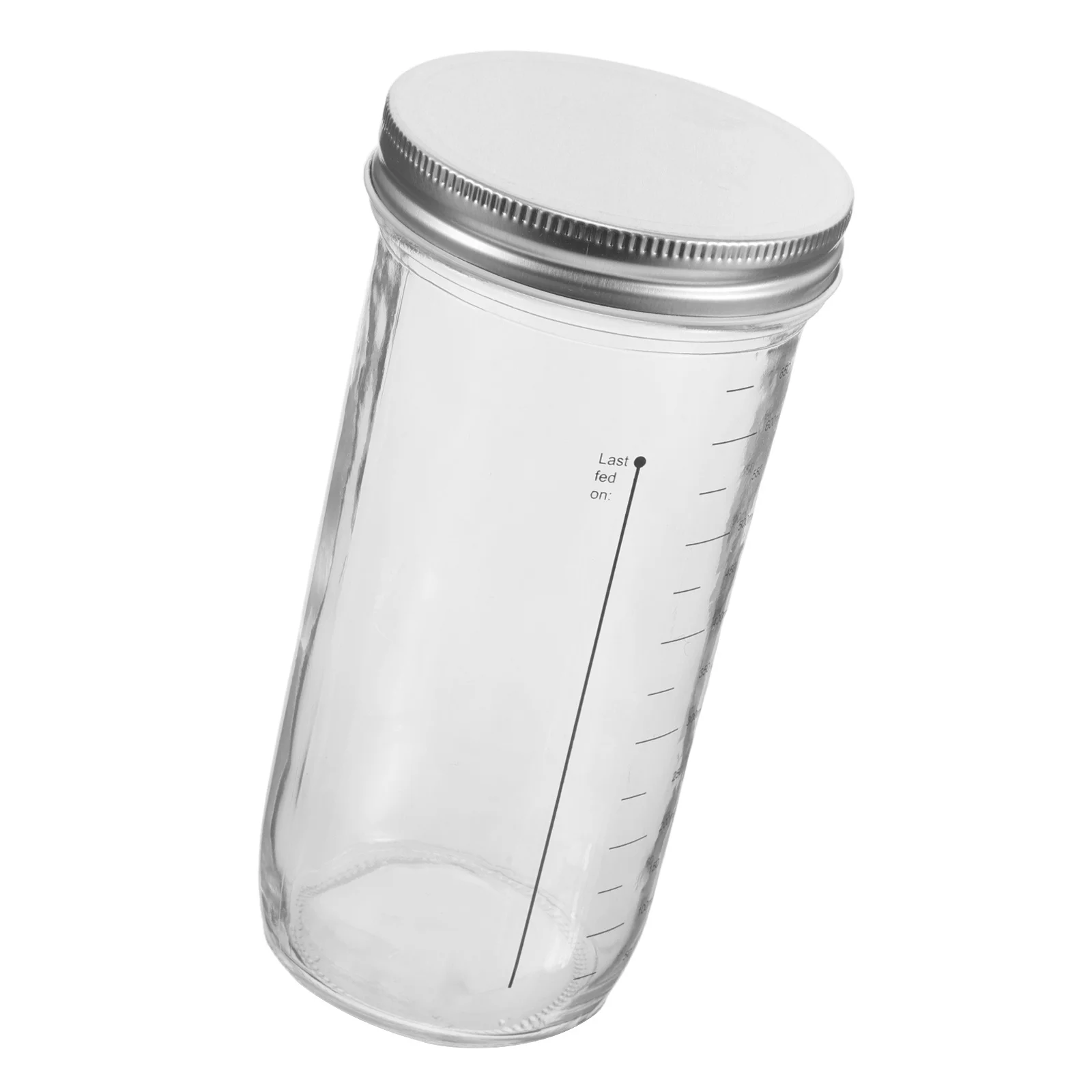 

Fermentation Jar 730Ml Food Grade Glass Airtight Wide Mouth Container for Preserving Chili Sauce Vegetables Jam Kitchen Storage