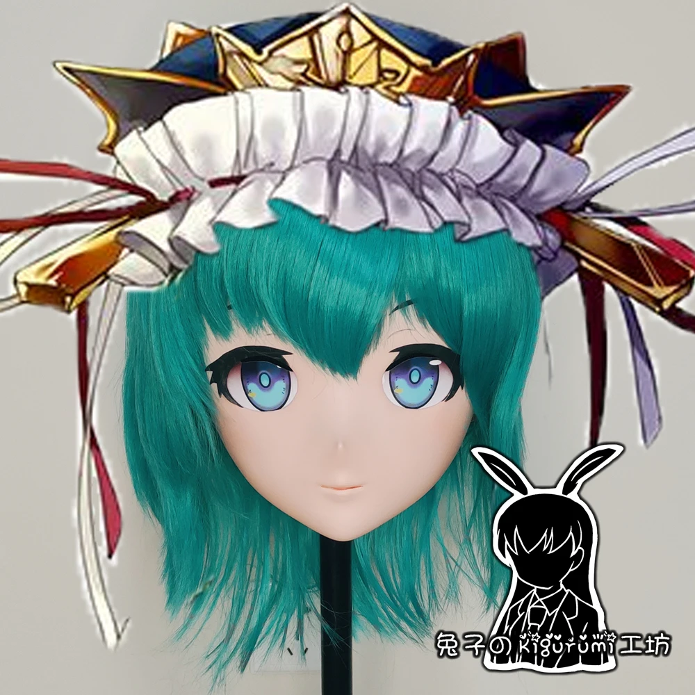 (RB9102)Full Head Quality Handmade Female/Girl Resin Japanese Anime Cartoon Character Cosplay Kigurumi Mask