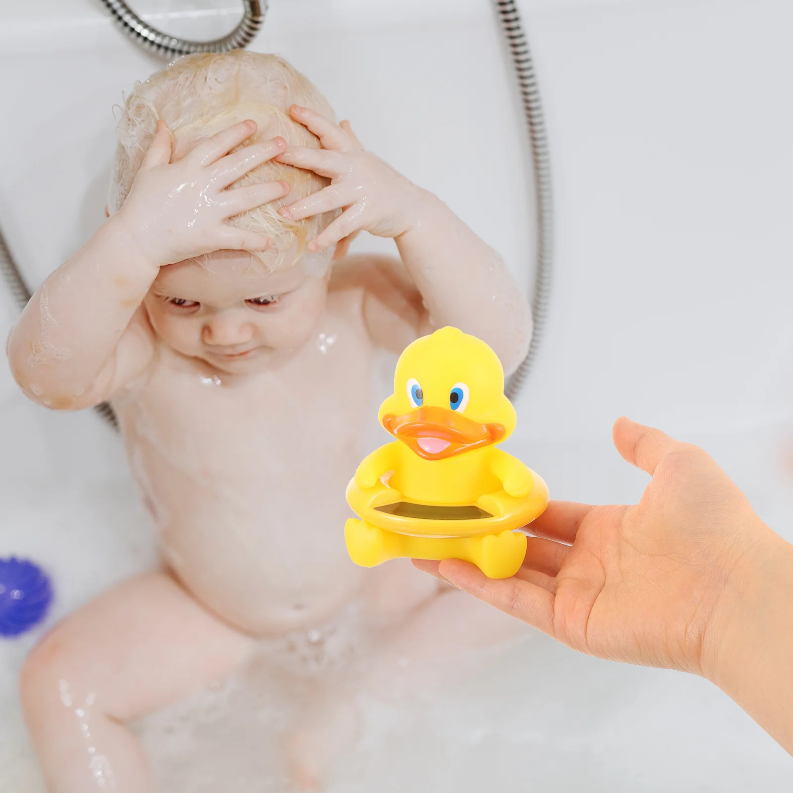 

1Pcs Bath Thermometer Cartoon Floating Fun Safe Water Temperature Gauge for Bathtub Spa Pool Bath Thermometer