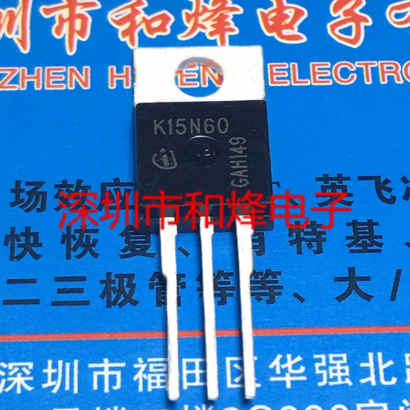 5PCS-10PCS K15N60 SKP15N60 TO-220 600V 15A บนสต็อกใหม่และ Origjnal