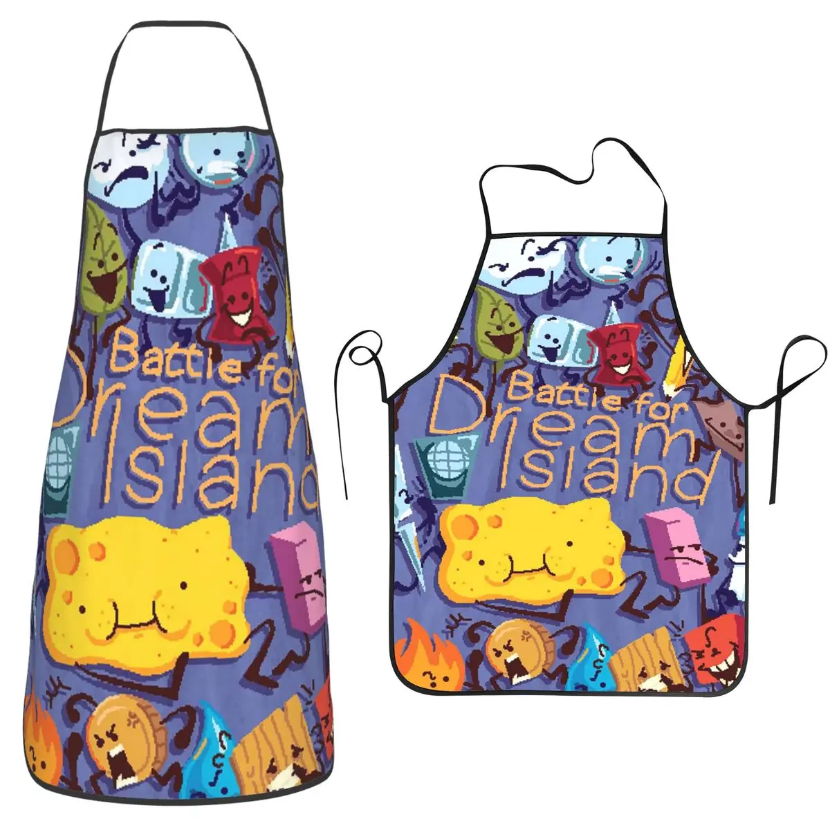 

Фартуки BFDI Four BFB для шеф-повара, кулинарии, кухни, нагрудник без рукавов, кухонный сарафан для уборки для женщин и мужчин, садоводства