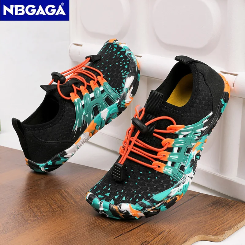 

Children Outdoor Water Shoes Barefoot Aqua Five Fingers Sock Swimming Breathable Hiking Wading Beach Upstream Sneakers