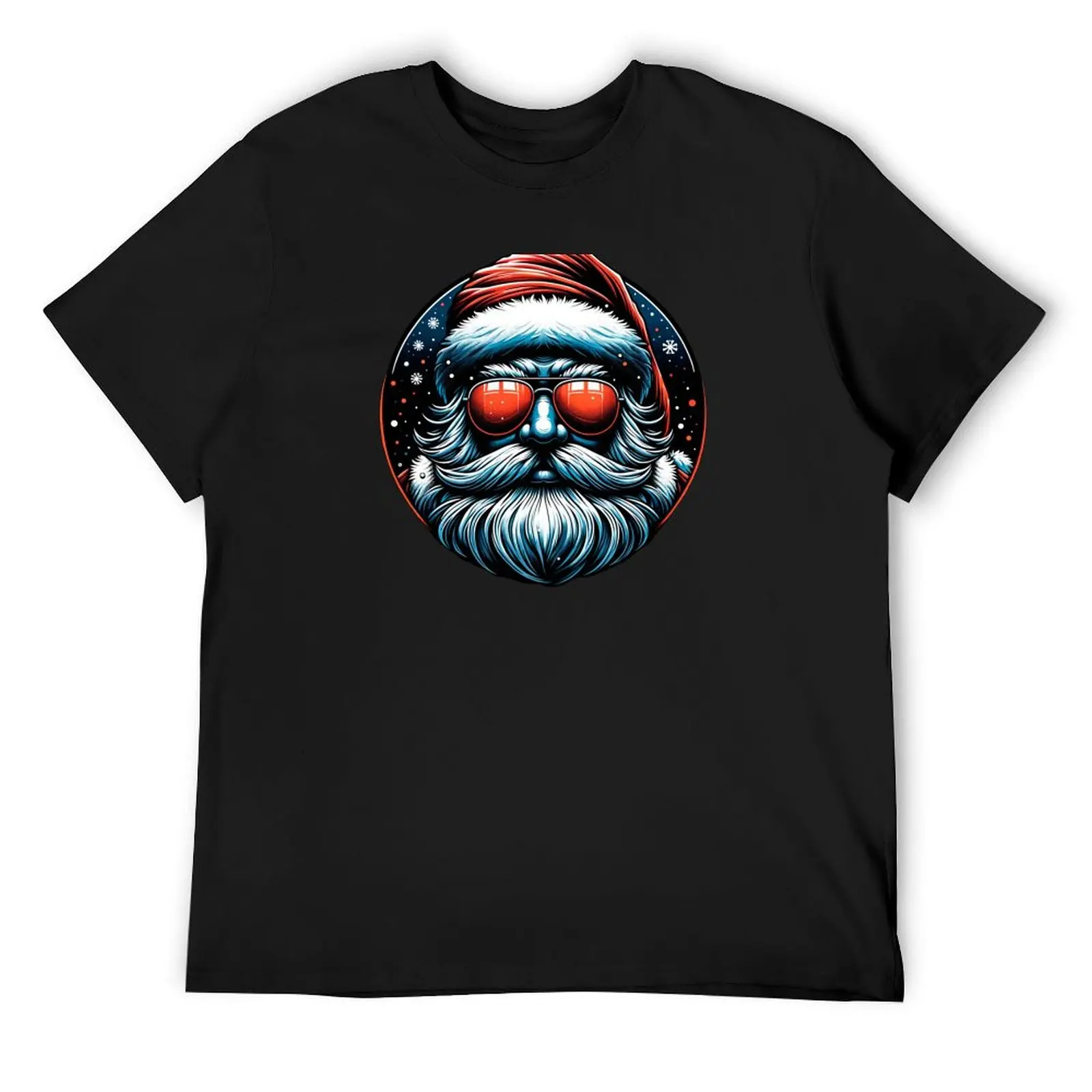 

Modern Santa Claus Cyber Punk design Funny Gift for Xmas Lovers T-Shirt