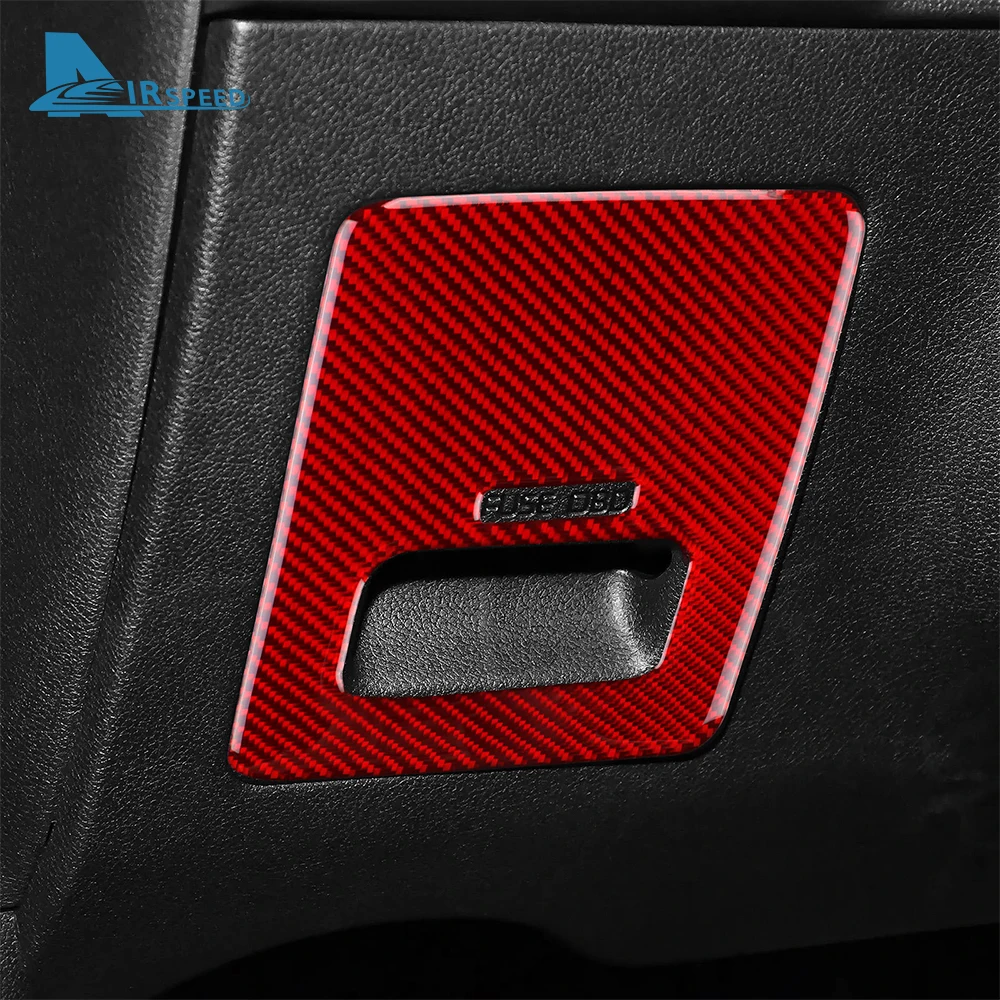 Real Soft Carbon Fiber Sticker For Kia Sportage 2017 2018 2019 2020 2021 LHD RHD Car Fuel Box Panel Trim Accessoires