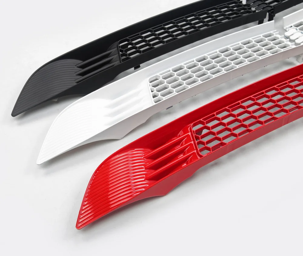 شبكة شواء أمامية لطراز تسلا ص ، شبكة بيضاء مضادة للحشرات ، مصد سفلي ، غطاء تشذيب ، ملحقات طقم خارجية ،