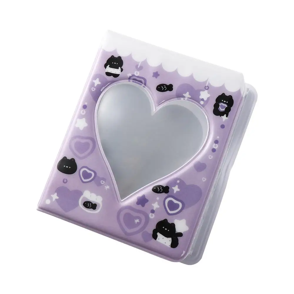 

Cute Cartoon Bear Photo Album Pastic Ins Hollow Picture Storage Case Anti-scratch Waterproof Love Heart Photo Album Mini Photo