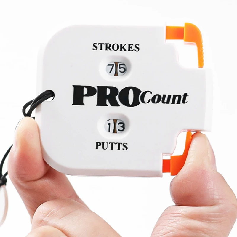 1piece Golf Score Counter Mini Golf Stroke Counter with One Touch Reset and Key Chain Golf Stroke Counter for Golfers New