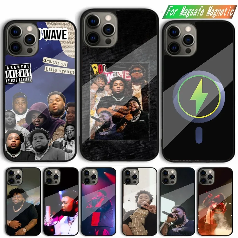 R-Rod W-Wave American Rapper Phone Case For iPhone 15,14,13,12,11,Plus,Pro,Max Mini Magsafe Magnetic Wireless Charging