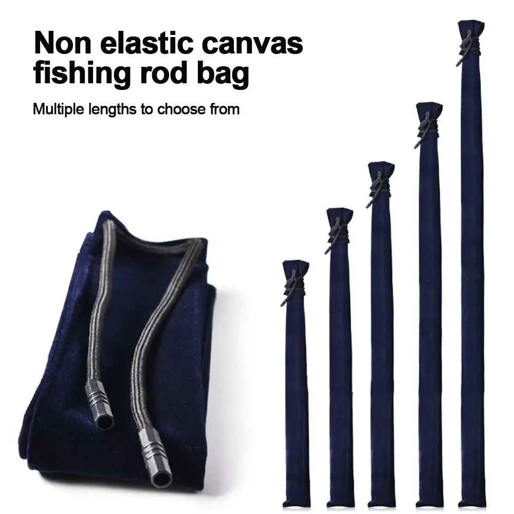 

New Thick Velvet Fishing Rod Bag Folding Portable Fishing Tackle Storage Bag Fishing Rod Protective Cover