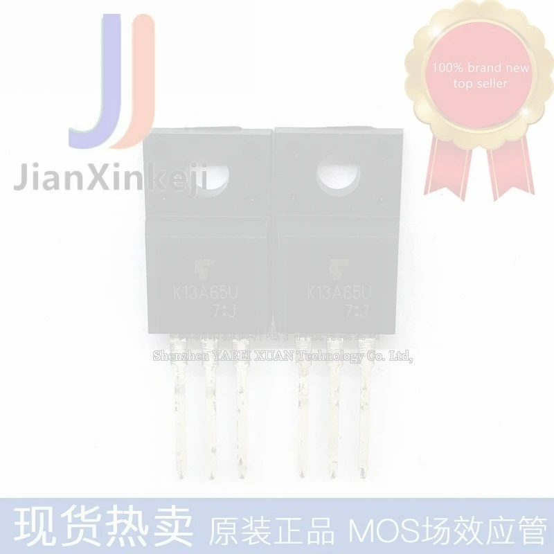 10pcs 100% orginal new TK13A65U N channel 650V 13A field effect MOS tube straight plug TO-220F connection