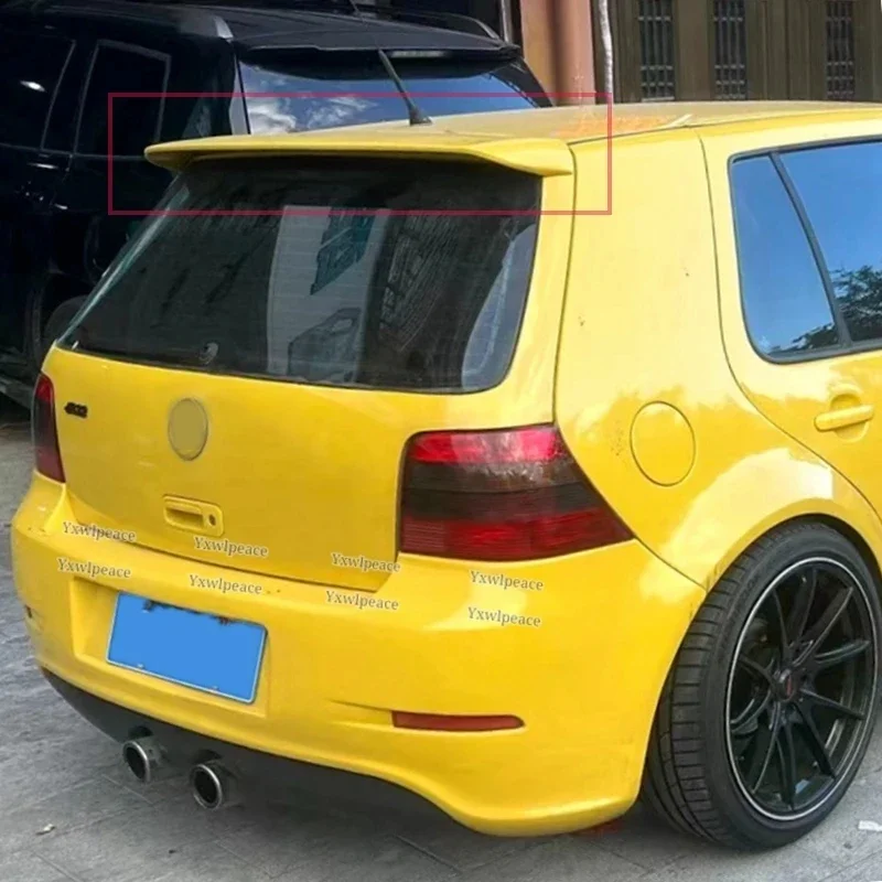 For Volkswage VW Golf 4 IV MK4 Standard and R32 2004-2008 ABS Material Unpainted Color Rear Roof Spoiler Trunk Wing Car Styling