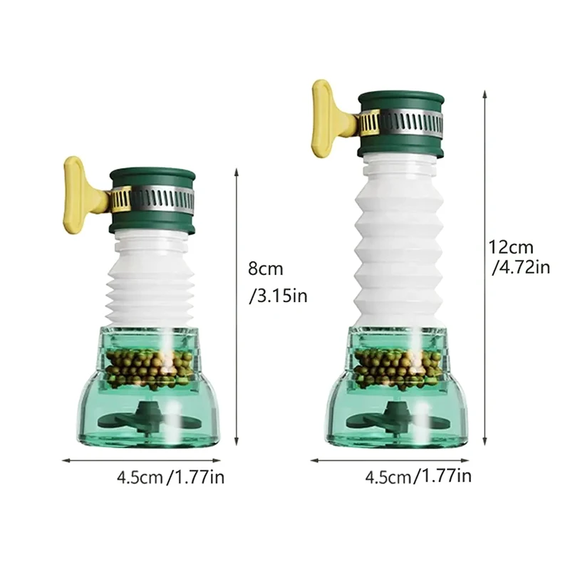 1 STÜCK 360 Rotation Universal Wasserhahn Bubbler Extender Splash Wasser Sparen Economizer Kopf Dusche Küche Wasserhahn Waschbecken Zubehör