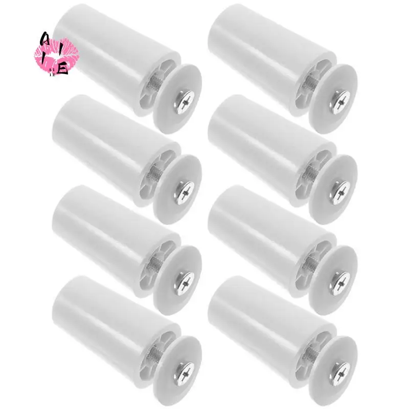 A11E-8Pcs White Blinds Stops Curtain Blinds For Window Buffer Stopper Roller Shutters Roll Up Repair Parts