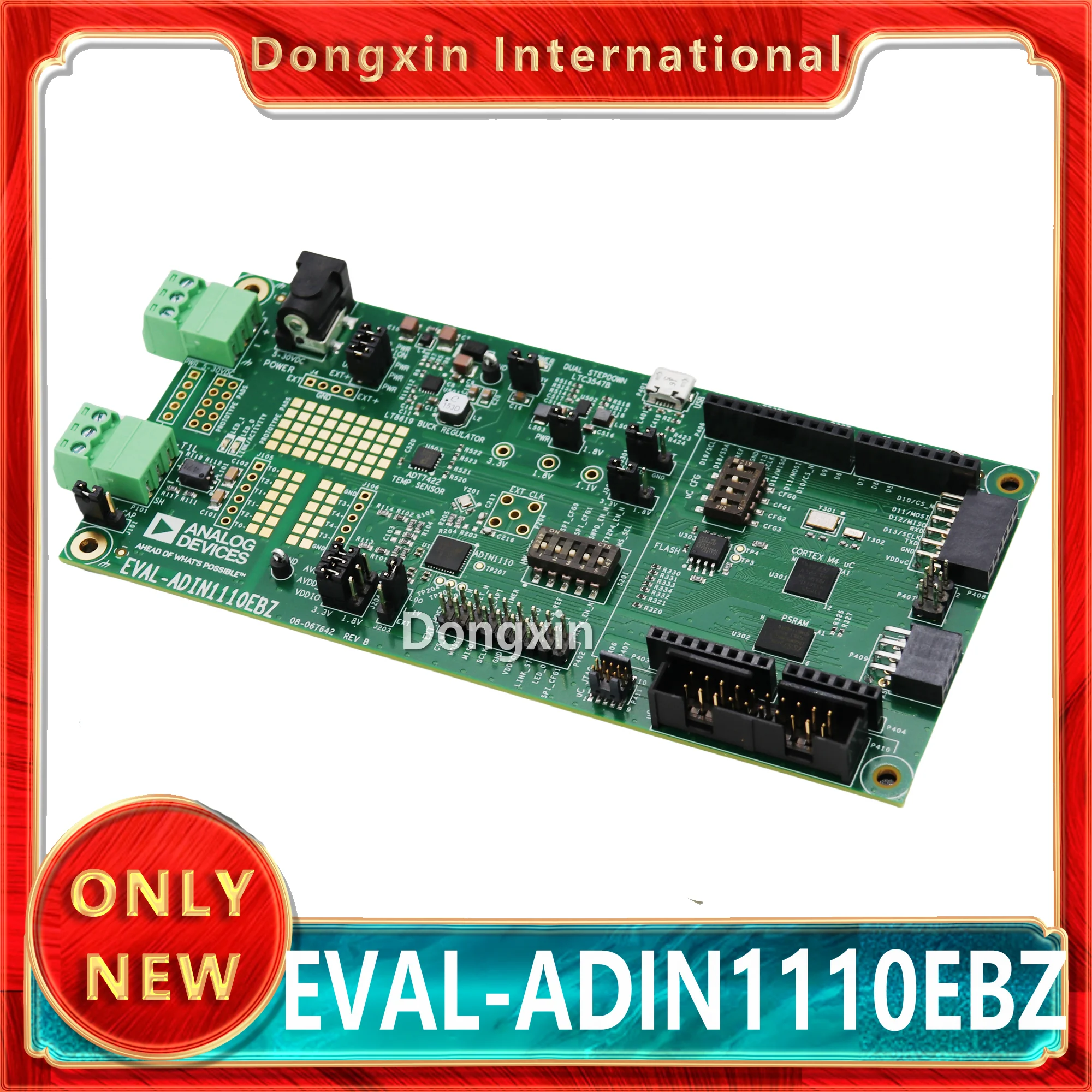 

ADI EVAL-ADIN1110EBZ ADIN1110 Development Board 10BASE-T1L MAC-PHY Development Kit