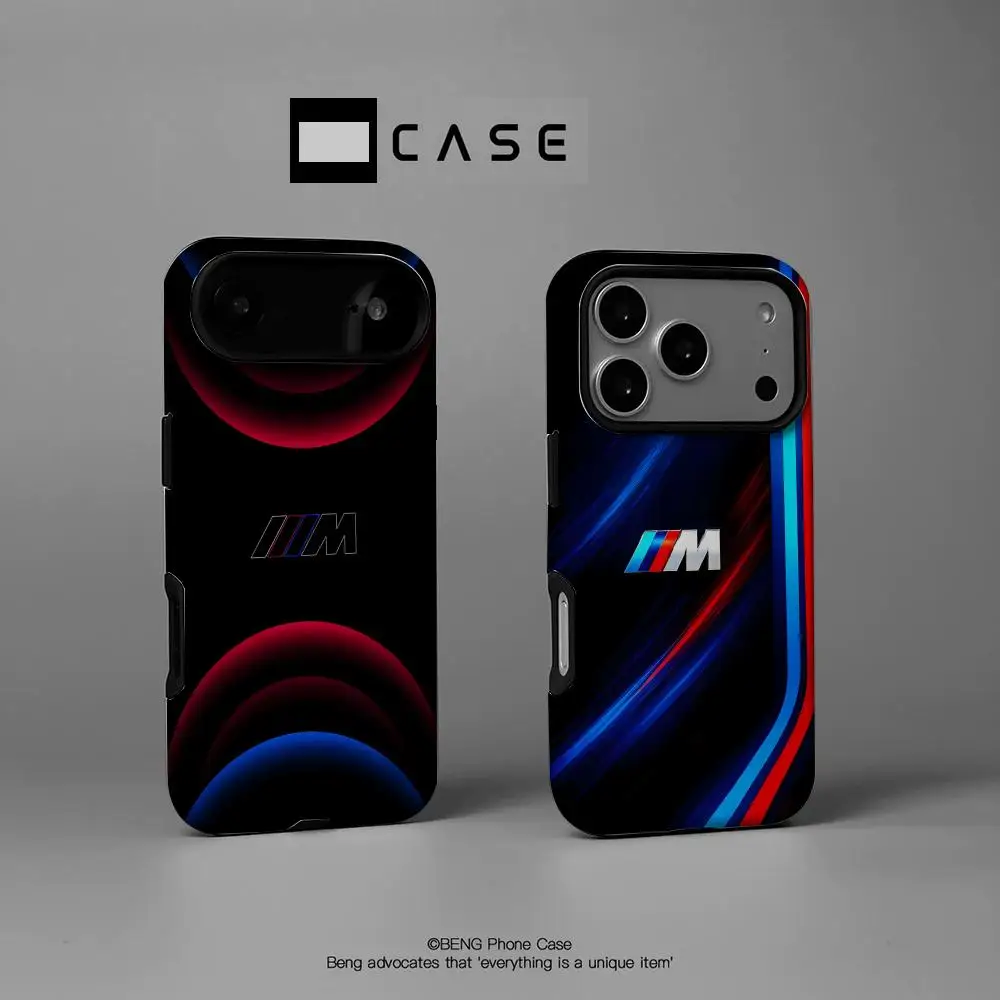 Capa de Celular CooL B-Bmw-wS-Car Nova para iPhone 17 16 15 14 13 12 11 Pro Max X XR XSMax Plus com Película Brilhante e Capa Rígida de PC