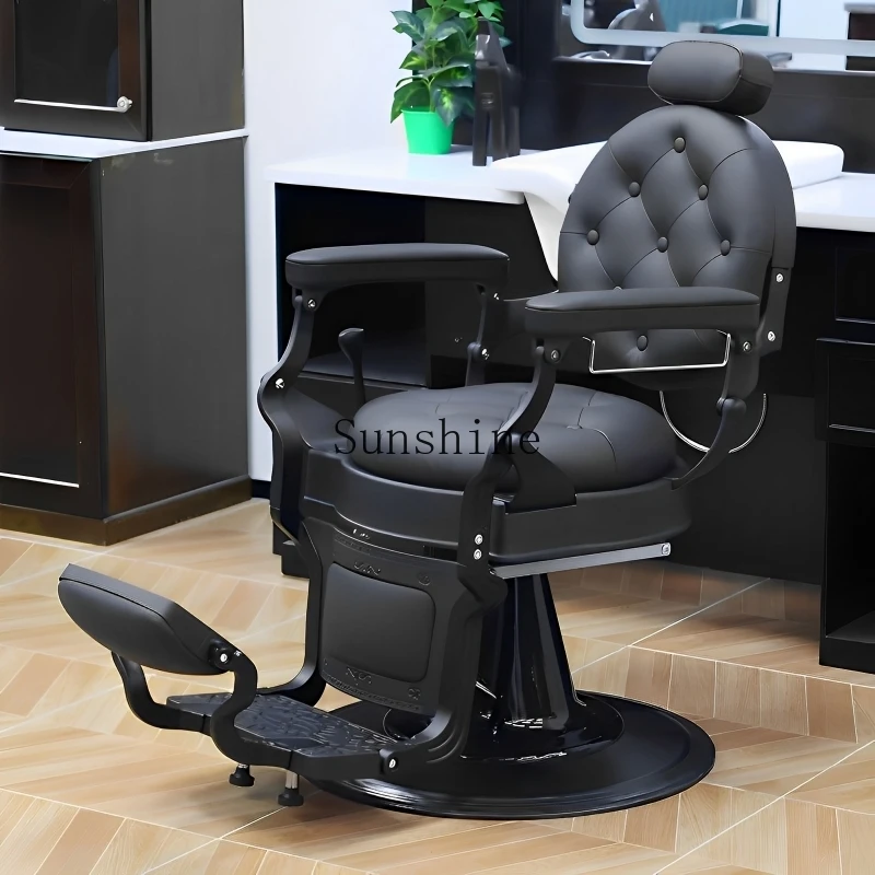 

Hair cutting retro men's oil head chair hairdressing barber shop hair salon only