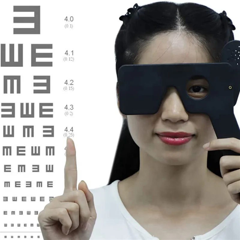 8 ชิ้น Ophthalmic Eye Occluder สําหรับจักษุแพทย์ศัลยแพทย์ศัลยกรรมกระดูก Optometrists Eye Exam เครื่องมือ (สีดํา)