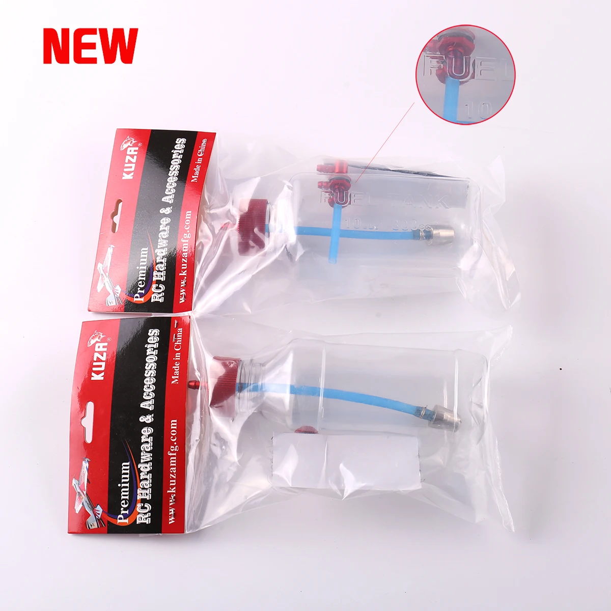 KUZA 100 % originaler neuer V2 V3 KUZA transparenter Kraftstofftank 260 ml 300 ml 410 ml 500 ml 700 ml 1000 ml -1500 ml für RC-Flugzeugmodell