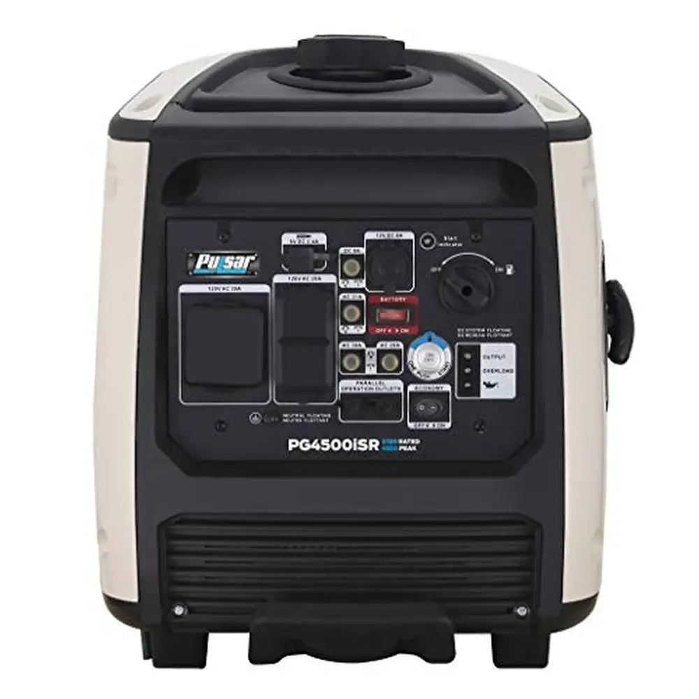 Quiet Portable Inverter Generator 4500W Remote Start Backup Power with Parallel Capability