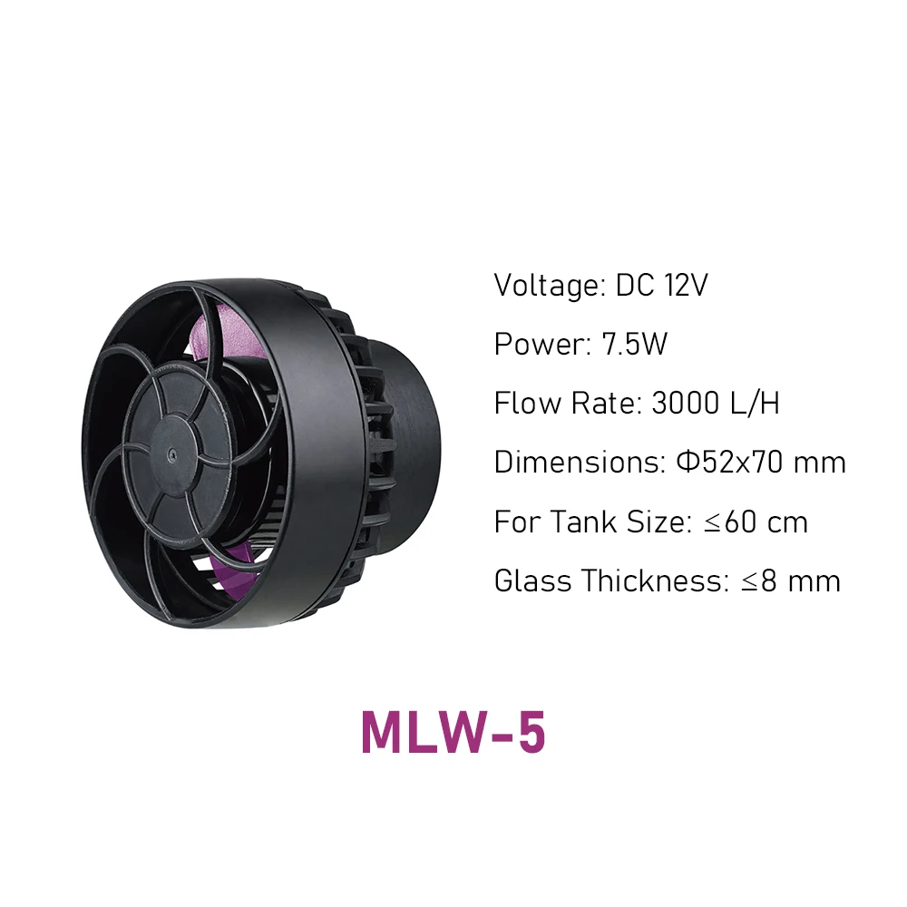Ausverkauf Jebao Jecod MLW-5MLW-10MLW-20 MLW-30 Serie Aquarium Smart Wellenmacher Strömungspumpe mit WiFi LCD-Controller für Fischbecken