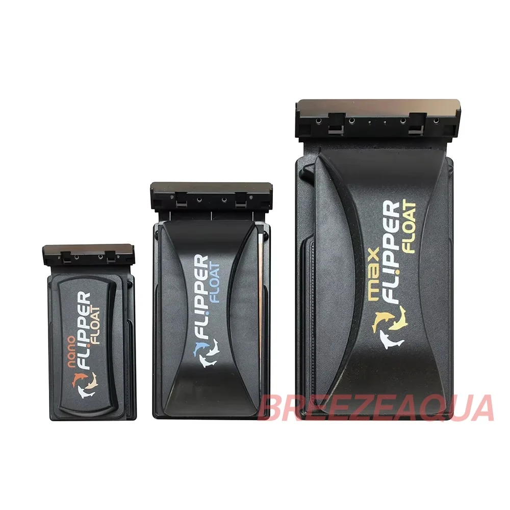 Flipper Float Nano/Standard/Max 2 in 1 Magnetic Scrubber and Scraper Fish Tank Magnet Aquarium Algae Cleaner
