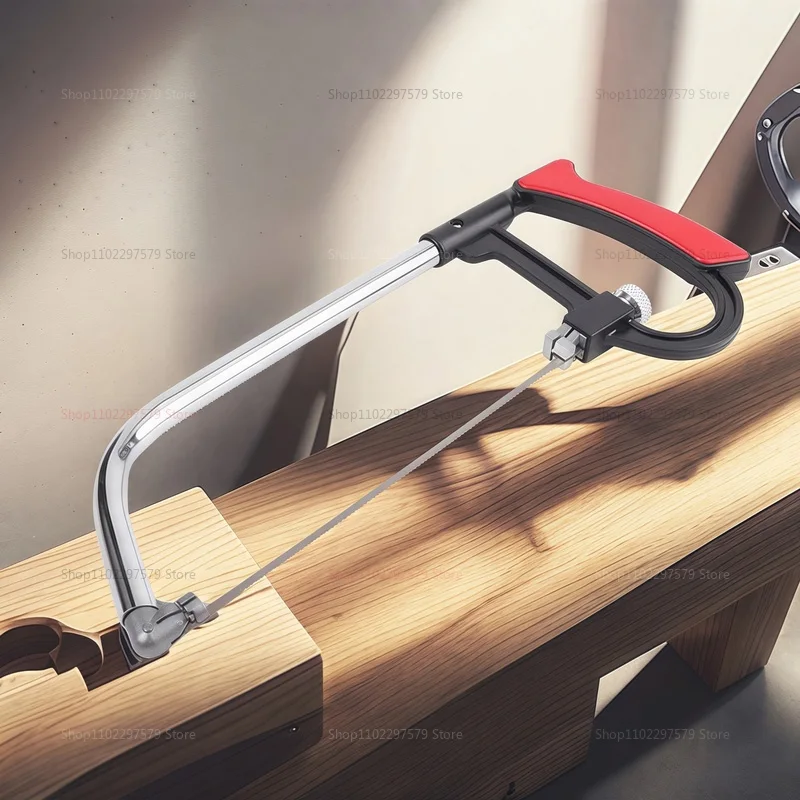 쇠톱 세트, 12인치 강철 톱 (교체 가능한 톱날 및 금속 마이터 포함), 목재용 핸드쏘 3개 (쇠톱 프레임, 미니 톱)