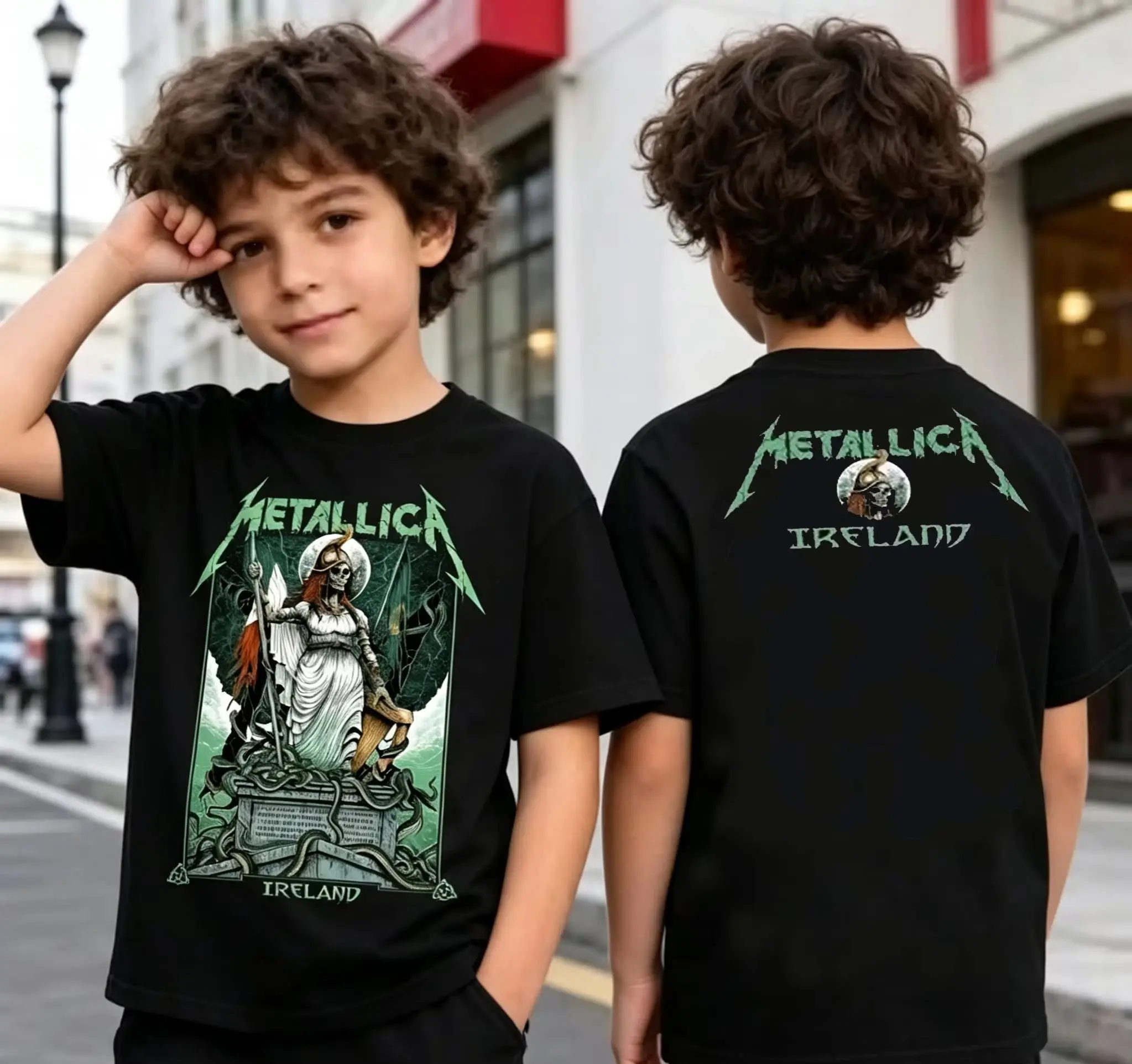 1pc Metallica M72 World Tour Dublin Printed 2026 Cotton T Shirt Unisex Men Women Kids Summer Streetwear Casual Short Sleeve Tops