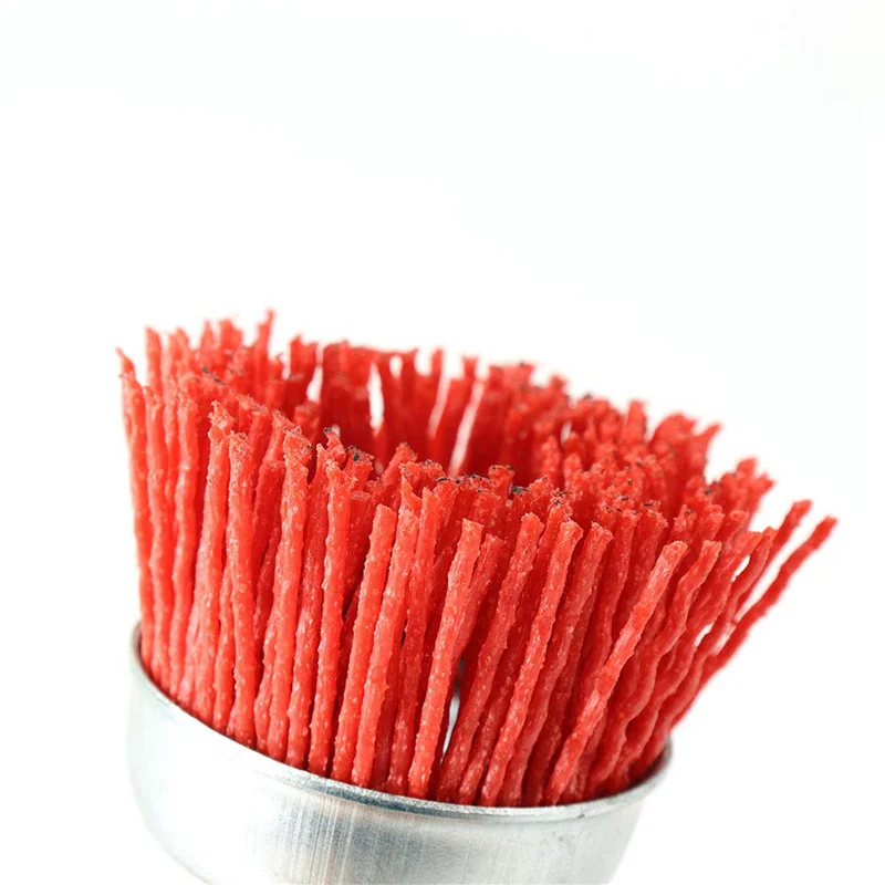 

ABBN-8Pcs Nylon Filament Abrasive Wire Cup Brush Nylon End Brush Kit For Drill Rotary Tool With 1/4 Inch Shank