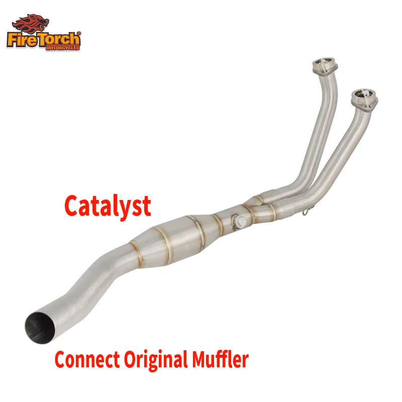 Slip On For MAXSYM TL508 TL 508 2022 2023 Motorcycle Exhaust Escape Moto Modified Front Link Pipe Connect Original Muffler