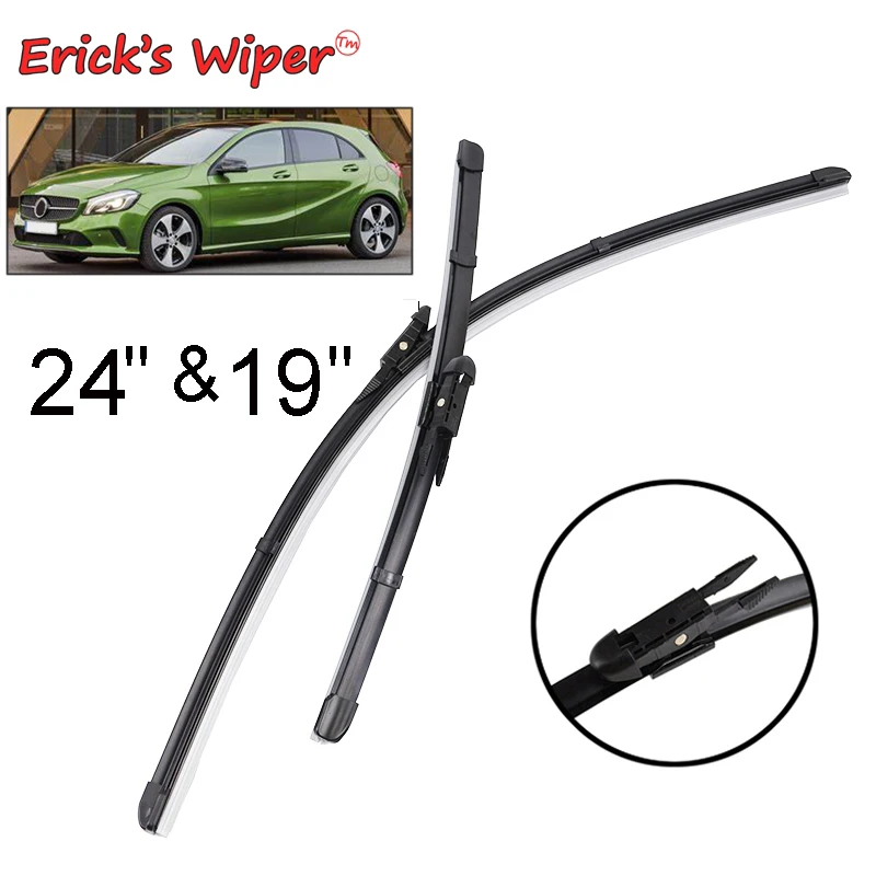 Erick\'s Wiper LHD Front Wiper Blades For Mercedes A-Class A160 A180 A200 A250 A45 W176 Windshield Windscreen Window Brush 24\