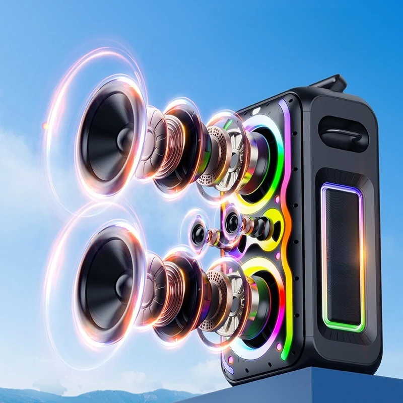 PT21 Square Dance Outdoor Big Sound Performance Home KTV Bluetooth Speaker Portable Wireless High Power