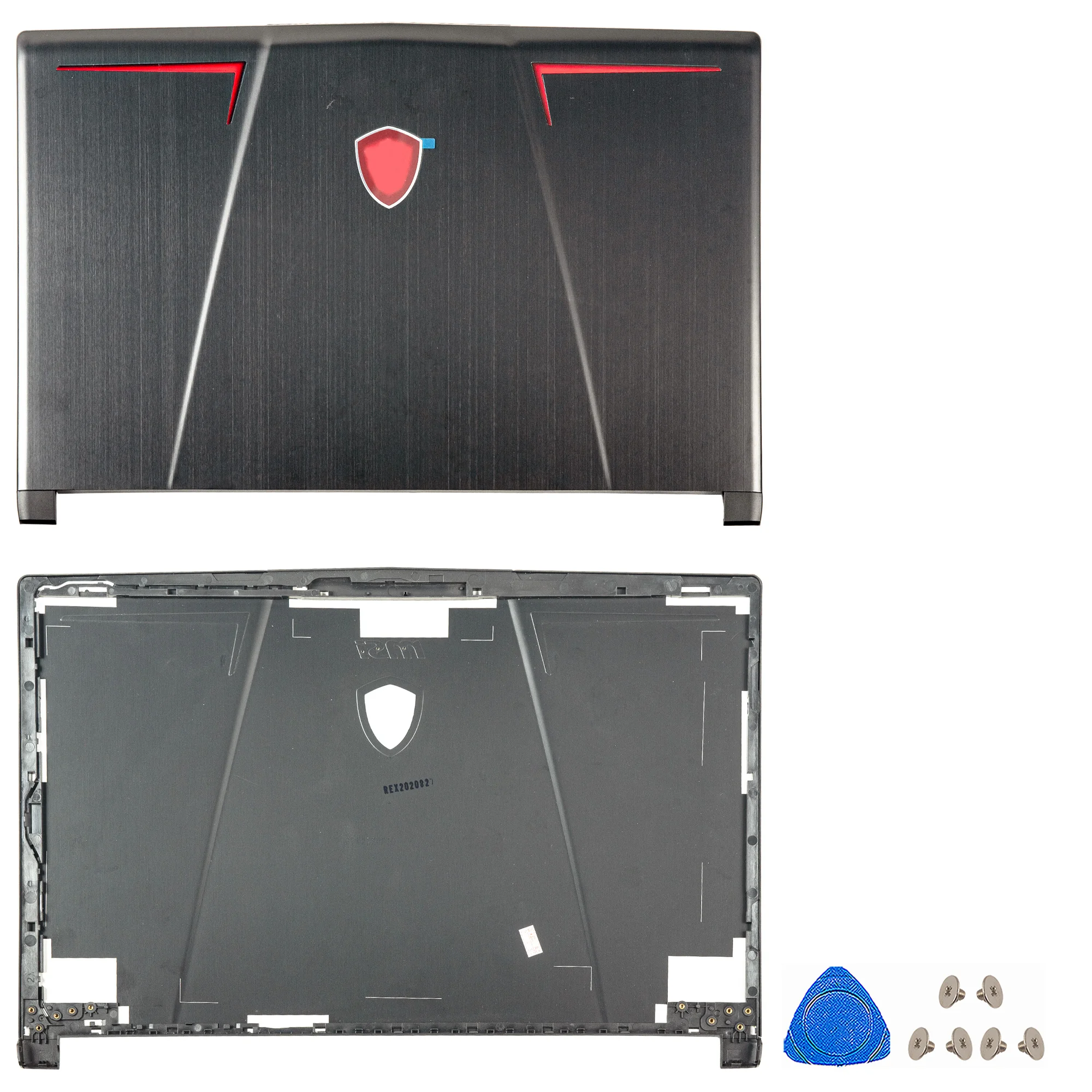 New For MSI GE63 GE63VR-7RT-7RE MS-16P1 MS-16P5 Ordinary LCD Back Cover Bezel Bottom Case Hinges Notebook Parts Replace