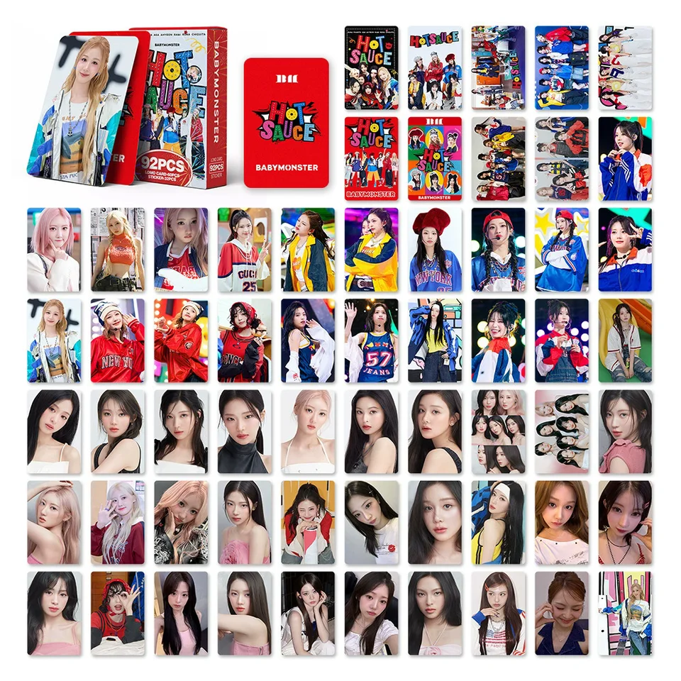 92PCS BABYMONSTER HOT SAUCE Album Photocards - RAMI RORA AHYEON