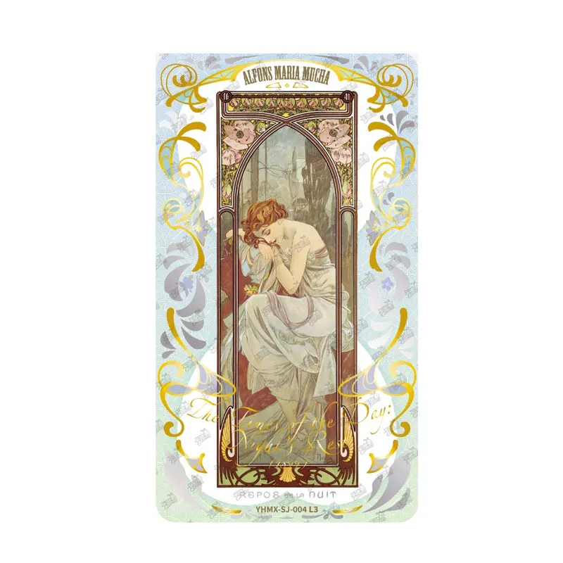 

KAYOU Eternal Mucha Series 1 SJ(00-012)/HZ(001-020) Single Card Full Set Heritage Collection Card Flower Collection Genuine Card
