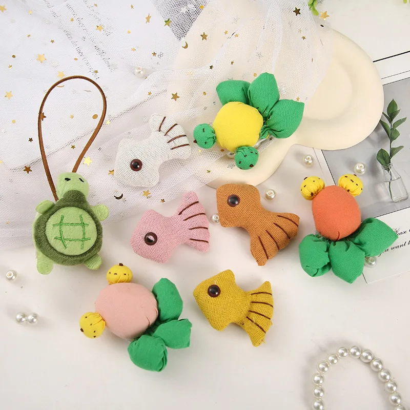 Cartoon Fabric Goldfish Cute Little Doll Koi Decorative Doll Pin Accessories