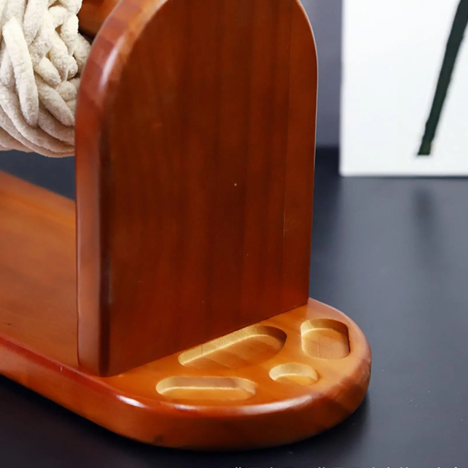 

Yarn Ball Holder Wood Knitting Supplies Household Crocheting Spinner For Knitters Crocheters Enthusiasts Artists Hobbyists
