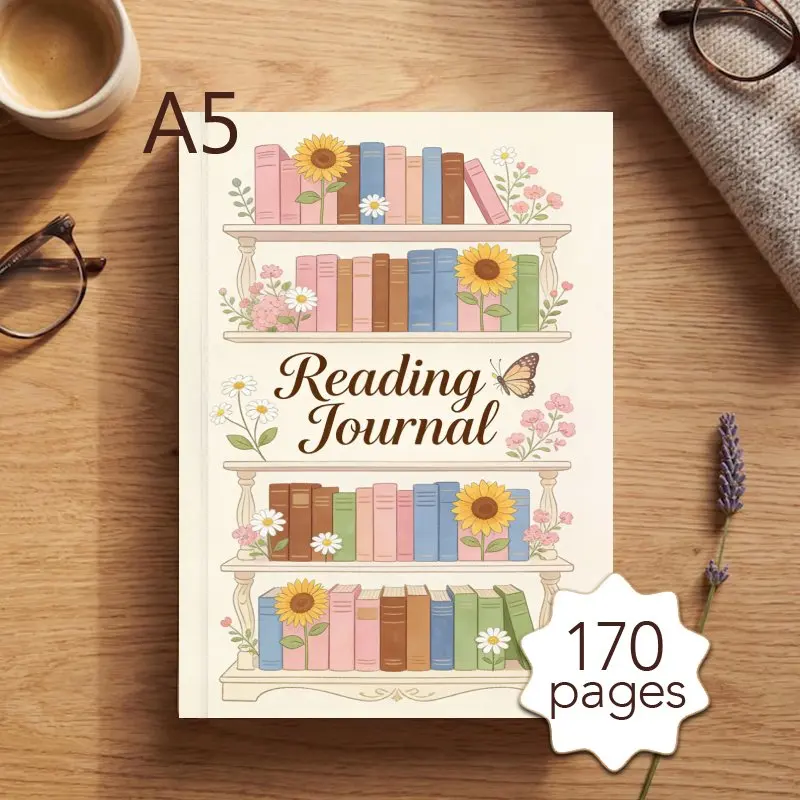 diario-de-leitura-a5-170-paginas-com-registro-de-leitura-e-52-modelos-de-avaliacao-de-livros-para-amantes-de-livros-registrar-citacoes-e-reflexoes