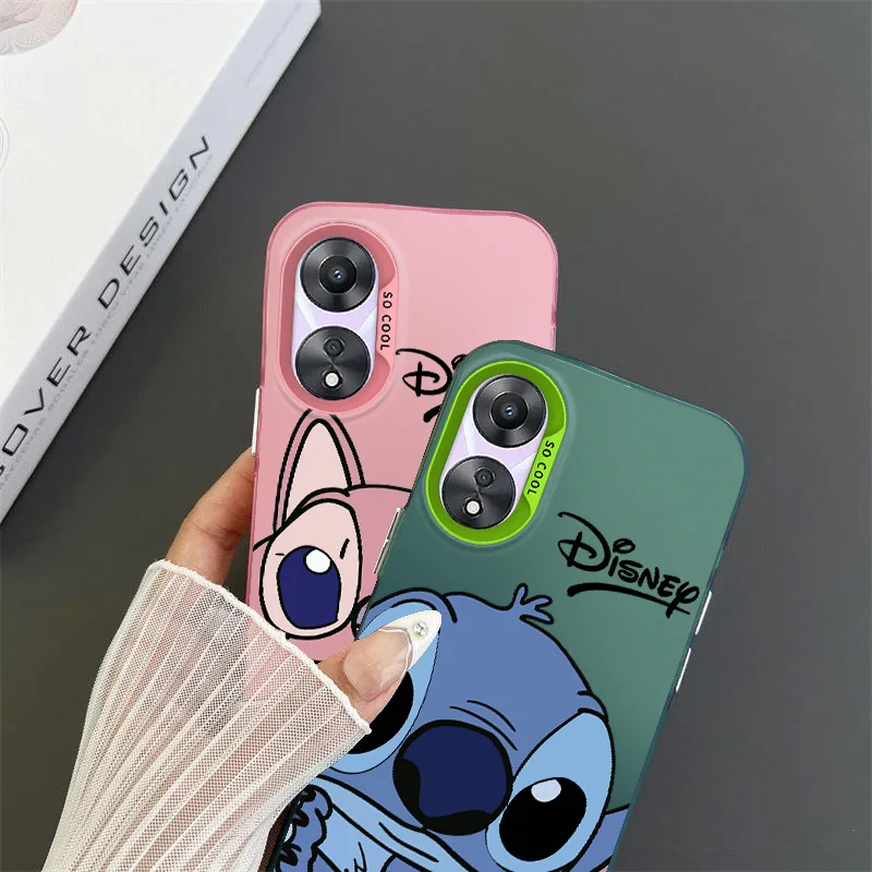 Disney Handsome Stitch For OPPO Realme 5 8 10 11 i Pro C 2 15 20 21 31 33 35 53 55 9i Colorful Phone Case Funda Silicone Cover