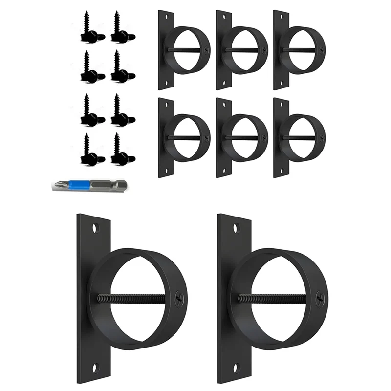 

B84B-Rope End Snap 2Inch 8Pack Rope Support Cap Cover For Hemp-Rope Fencing Stair Deck Screw Securing Rope