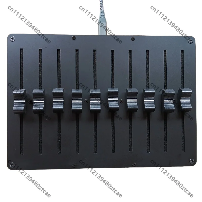 

10-Way Fader MIDI Controller USB Interface Custom CC Parameter Adjuster Music Host Software Programming Control Device