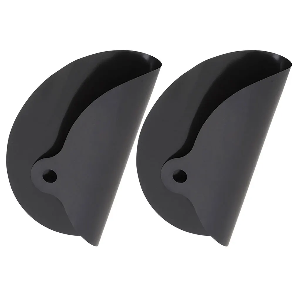 

2pcs 165x190mm Silicone Insulation Pads Induction Cooktop Protector Heat Resistant Non Slip Oil Proof Stove Mat Black